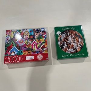 2 Difficult Puzzles 1000 & 2000 Pieces